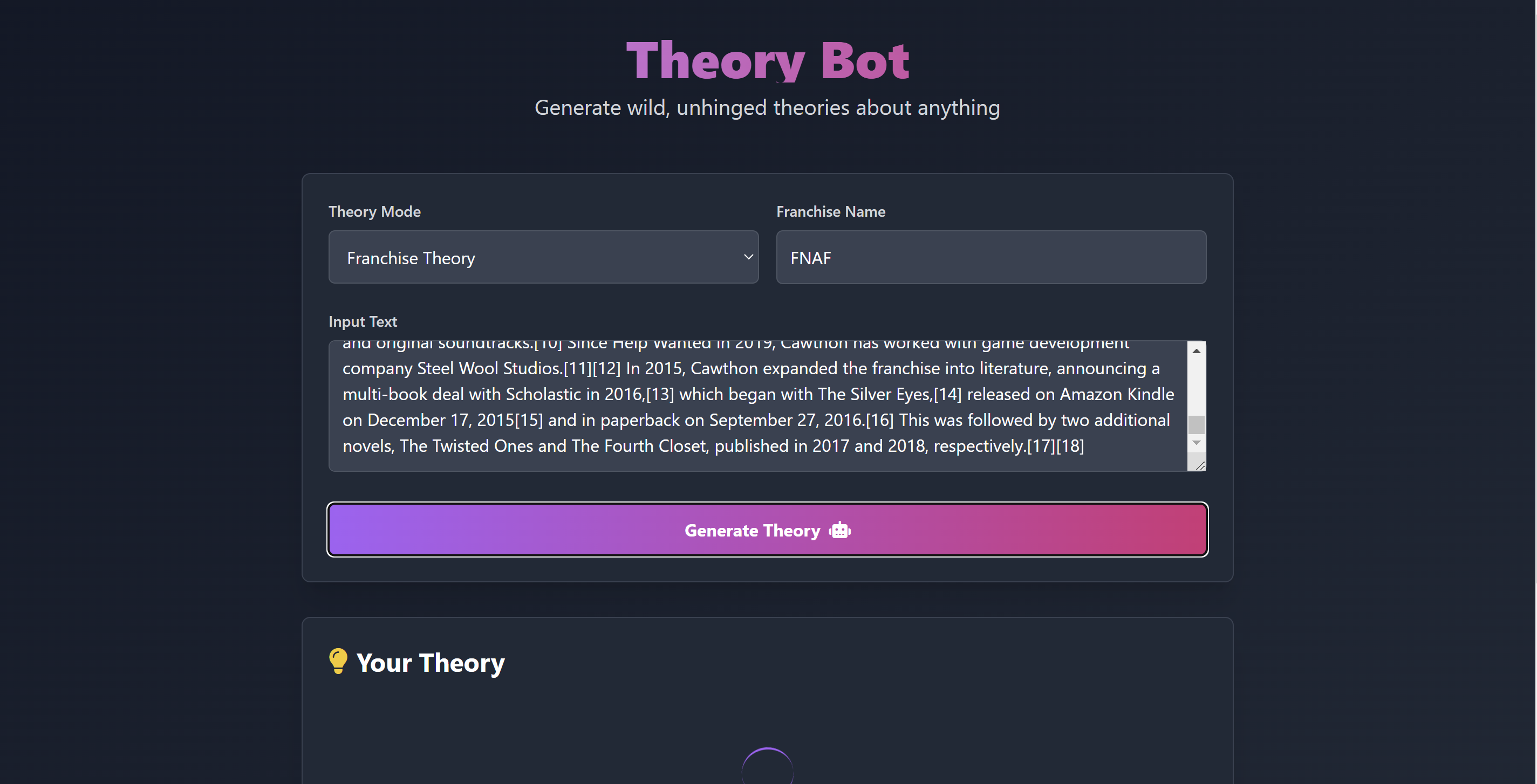 Theory Bot